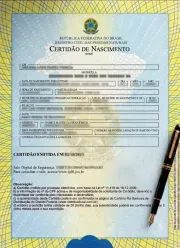 Modelo de certidão emitida pela Central de Cartórios